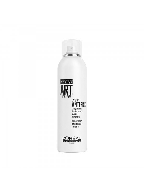 FIX ANTI-FRIZZ PURE, Spray anti-frizz fixation forte, TECNI ART., 400 ml - L'Oréal Professionnel
